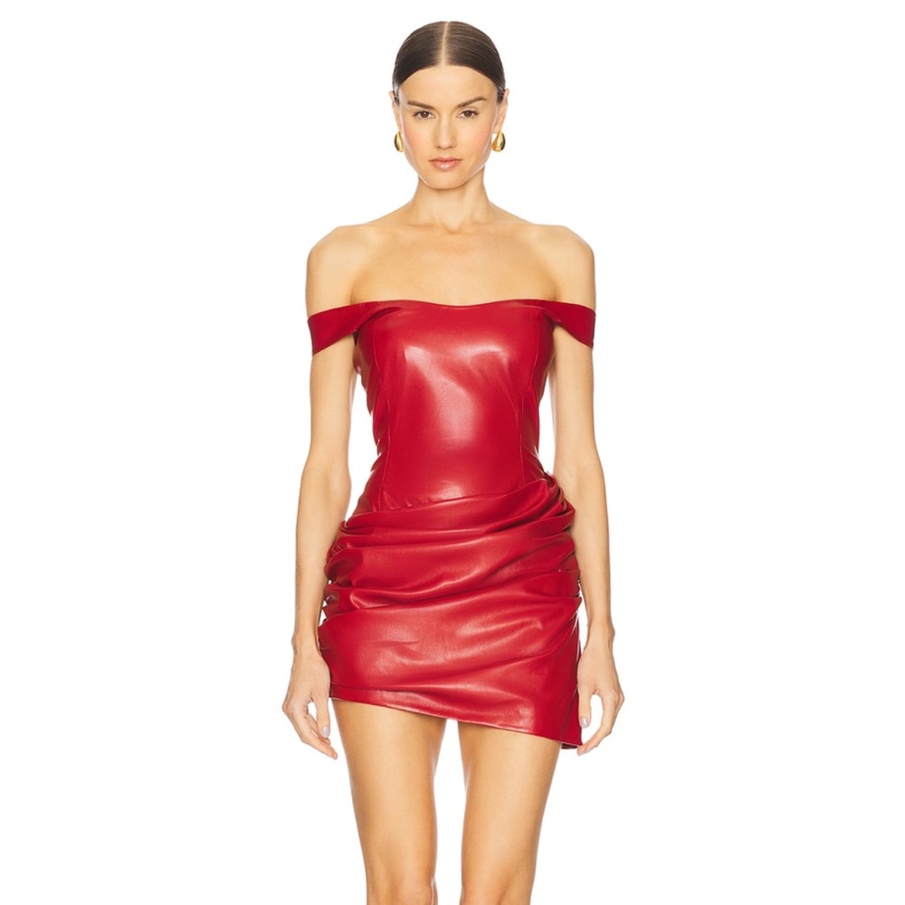 Lamarque Strapless Red Dress
